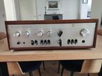 Vintage Luxman SQ 507x versterker in walnoot, Ophalen, Gebruikt, Minder dan 60 watt, Overige merken