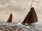 Zeegezicht.30cm bij 40cm, Antiek en Kunst, Kunst | Schilderijen | Klassiek, Ophalen of Verzenden