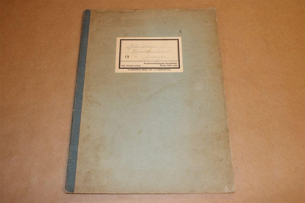 Handleiding Krachtwerktuigkunde - Stoomketels - 1940, Boeken, Techniek, Zo goed als nieuw, Bouwkunde, Ophalen of Verzenden