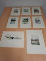 8x aquarel Lydia Luyten, Ophalen