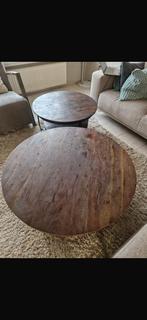 Salon tafels, Ophalen, Rond, 50 tot 100 cm, Zo goed als nieuw