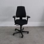 Kinnarps 6000 Free Float bureaustoel, Zwart gestoffeerd, Gebruikt, -, Zwart, -