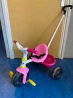 Smoby driewieler met duwstang, Ophalen of Verzenden, Gebruikt, Smoby, Duwstang