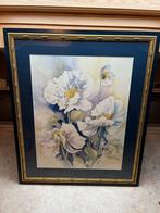 Schilderij Vernon - Bloemen, Antiek en Kunst, Kunst | Tekeningen en Foto's, Ophalen of Verzenden