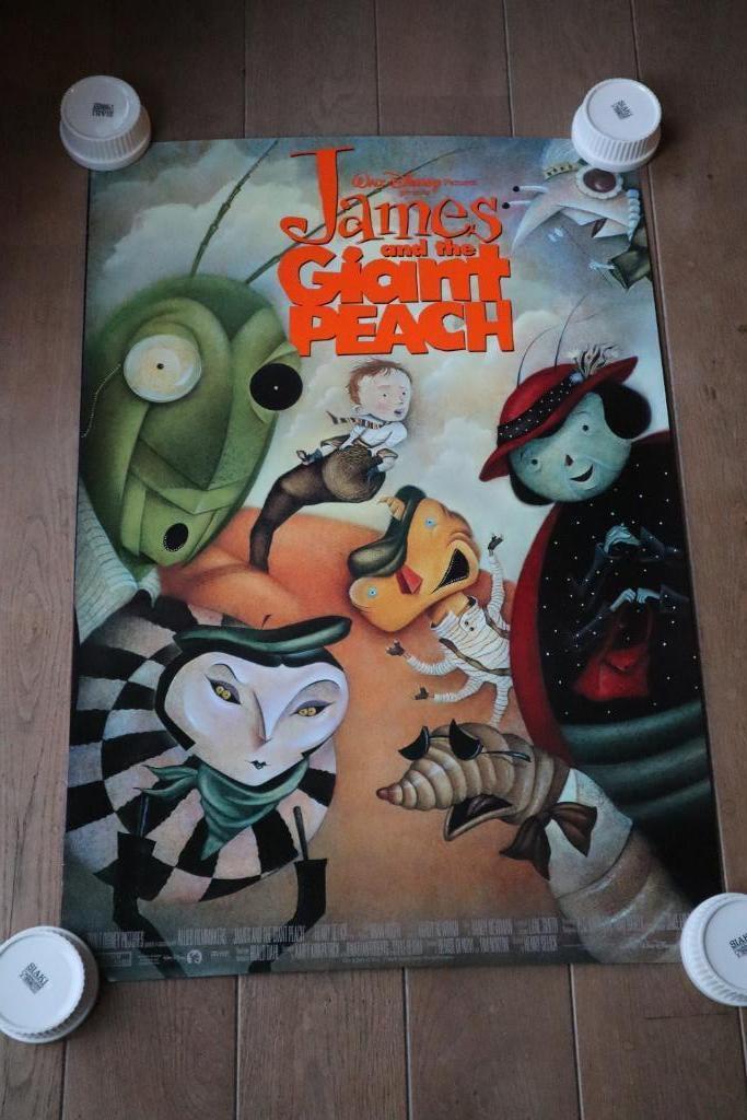 Filmposter James & the giant peach 70x100cm, Verzamelen, Posters, Zo goed als nieuw, Film en Tv, A1 t/m A3, Ophalen of Verzenden