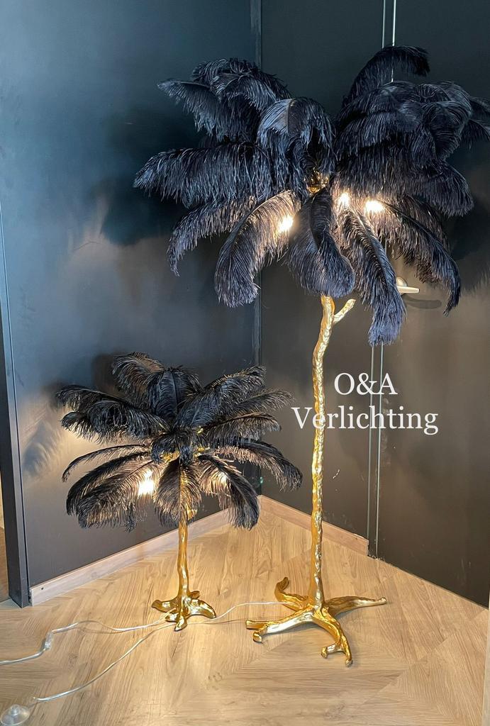 Veren vloerlampen of tafellampen in 3 kleuren verkrijgbaar, Huis en Inrichting, Lampen | Vloerlampen, Nieuw, 150 tot 200 cm, Overige materialen