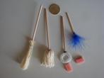 1:12 poppenhuis schoonmaakset 6-delig handgemaakt nieuw, Ophalen of Verzenden, Nieuw