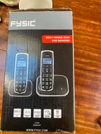 Fysic Senioren DECT Telefoon Duo - Nieuw in doos!, Ophalen of Verzenden, Nieuw, 2 handsets, Stralingsarm