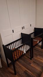 2x Kidsmill wiegje zwart incl matras lakens. €70 ps, Kinderen en Baby's, Babywiegjes en Ledikanten, Ophalen, Zo goed als nieuw