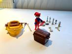 Playmobil 3570 Piraat met roeiboot (vintage), Kinderen en Baby's, Speelgoed | Playmobil, Complete set, Gebruikt, Ophalen