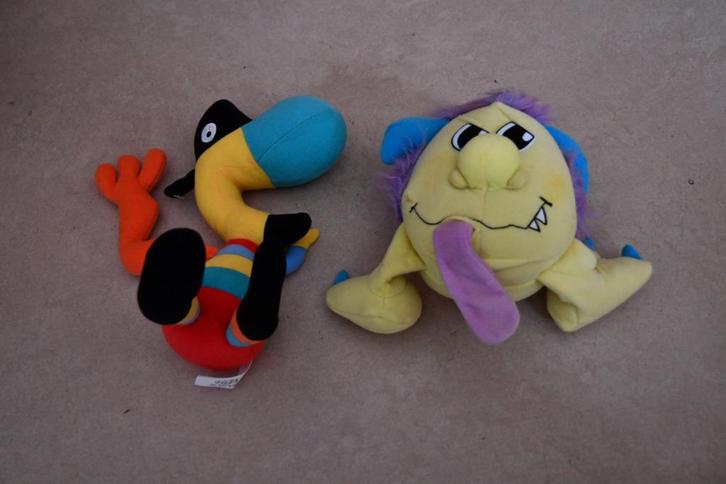 Twee nieuwe rare kwasten knuffels, Kinderen en Baby's, Speelgoed | Knuffels en Pluche, Nieuw, Overige typen, Ophalen of Verzenden