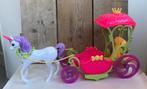 Prinses koets met eenhoorn, Ophalen of Verzenden, Zo goed als nieuw, Barbie