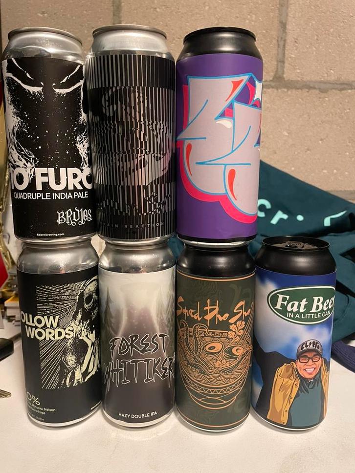 US IPA bieren Fidens, Brujos, Tree House, CLAG, Verzamelen, Biermerken, Nieuw, Overige typen, Overige merken, Ophalen of Verzenden