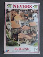 zeer grote kleuren poster Nevers, kerk Saint Etienne, Verzenden, A1 t/m A3, Overige onderwerpen, Rechthoekig Staand