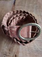 Gevlochten leren riem, Kleding | Dames, Riemen en Ceinturen, Echt leder, 90 tot 100 cm, Heupriem, Ophalen of Verzenden