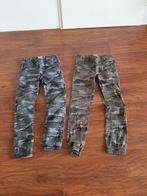 2x stoere jongens camouflage jeans mt. 158, Ophalen of Verzenden, Zo goed als nieuw, Jongen, Broek