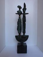 Fioen Blaisse-Kramer  "Koningspaar" brons, Antiek en Kunst, Kunst | Beelden en Houtsnijwerken, Ophalen of Verzenden