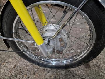 Kreidler compleet voorwiel 160 mm Leleu. Silverseal! beschikbaar voor biedingen
