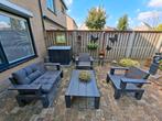 Douglas Houten Loungeset - Handgemaakt, Tuin en Terras, Tuinsets en Loungesets, Ophalen, 4 zitplaatsen, Gebruikt, Bank