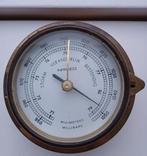 oude barometer scheepsklok hygrometer van messing, Ophalen of Verzenden, Gebruikt, Barometer
