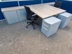 Steelcase bureau met nieuw blad naar keuze 180x80 / 200x100, In hoogte verstelbaar, Ophalen of Verzenden, Zo goed als nieuw, Industriestraat 5