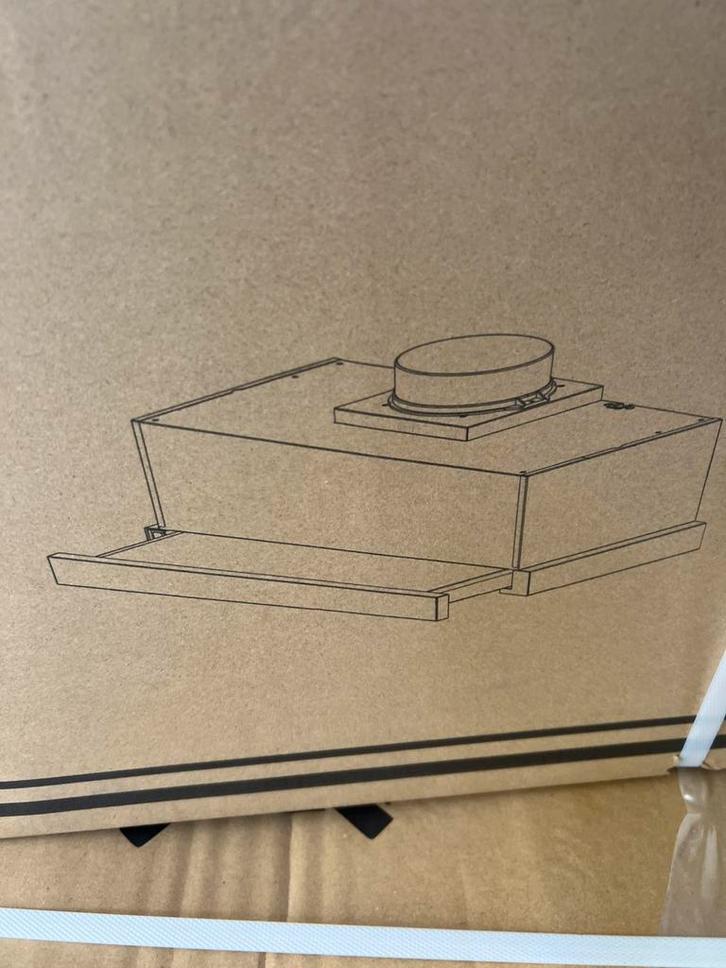 Onderbouw afzuigkap nieuw rvs kleur, Witgoed en Apparatuur, Afzuigkappen, Nieuw, Inbouw, Onderbouw afzuigkap, 600 tot 800 m³ per uur