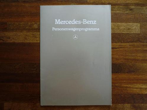 Mercedes-Benz Personenwagenprogramma (1983), Boeken, Auto's | Folders en Tijdschriften, Nieuw, Mercedes, Ophalen of Verzenden