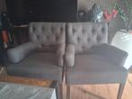 2 eetkamerstoelen, Huis en Inrichting, Banken | Sofa's en Chaises Longues, Ophalen, Gebruikt, Minder dan 75 cm, Tweepersoons