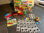 Duplo stoomtrein en spoor LEGO set 10874, Kinderen en Baby's, Speelgoed | Duplo en Lego, Ophalen, Zo goed als nieuw, Complete set