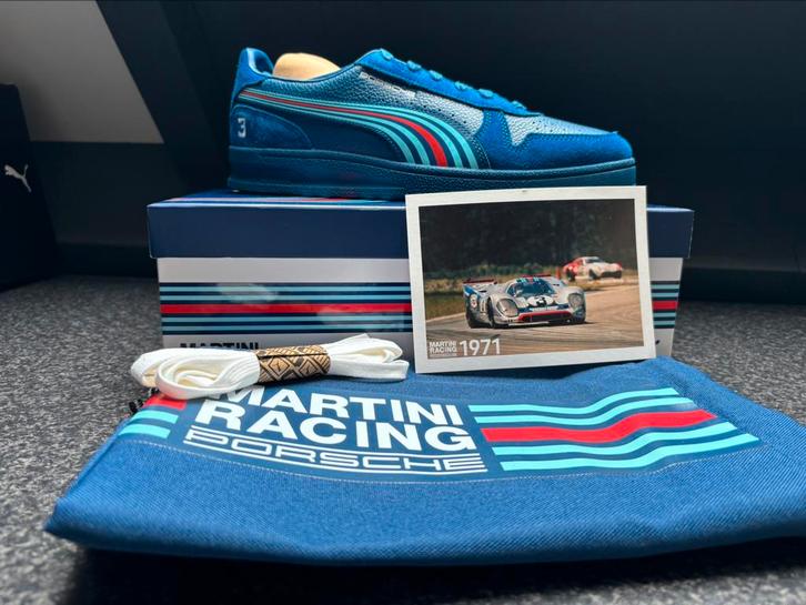 Porsche Martini Limited editie sneakers maat 43, Kleding | Heren, Schoenen, Nieuw, Sneakers of Gympen, Blauw, Ophalen of Verzenden