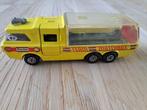 Matchbox Super kings K-7 racing car transporter +  raceauto, Ophalen of Verzenden, Gebruikt, Bus of Vrachtwagen, Matchbox