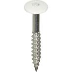 50 -100 Trespa schroeven RVS, WIT (RAL 9010) 25 gevelbouw, Verzenden, Nieuw, Minder dan 180 cm, Overige typen