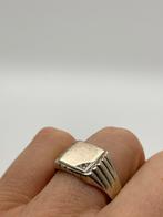 Z658 Prachtige zilveren zegelring maat 20,25, Sieraden, Tassen en Uiterlijk, Antieke sieraden, Ophalen of Verzenden, Zilver, Ring