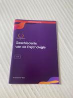 Geschiedenis van de psychologie - samenvatting, Ophalen of Verzenden, Alpha, Zo goed als nieuw, WO
