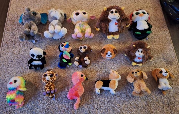 Set van 16 Ty knuffels, Kinderen en Baby's, Speelgoed | Knuffels en Pluche, Zo goed als nieuw, Overige typen, Ophalen of Verzenden