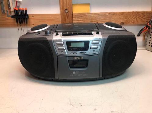 Aiwa CSD-ED76   CD/Radio/Cassette, Audio, Tv en Foto, Radio's, Gebruikt, Radio, Met cd-speler, Ophalen of Verzenden