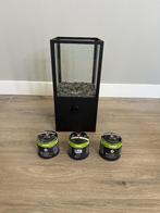 Cosicoop Dome gaslantaarn black, Tuin en Terras, Terrasverwarmers, Ophalen, Nieuw, Gas, Vloer