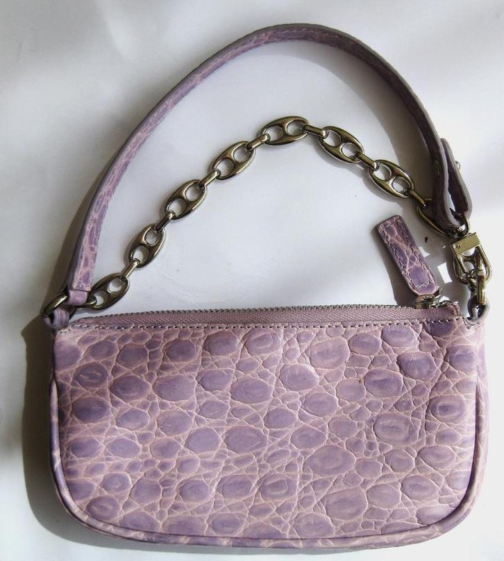 Dames Tas Merk By Far  Mini Rachel Circulair Krokodil Effect, Sieraden, Tassen en Uiterlijk, Tassen | Damestassen, Zo goed als nieuw