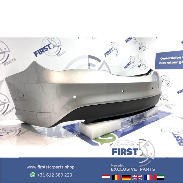 W117 X117 CLA ACHTERBUMPER ZILVERGRIJS COMPLEET + DIFFUSER o, Auto-onderdelen, Carrosserie en Plaatwerk, Bumper, Mercedes-Benz