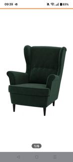 Strandmon oorfauteuil groen, Huis en Inrichting, Fauteuils, Ophalen of Verzenden, Gebruikt, 75 tot 100 cm