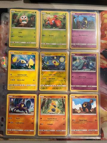 Pokemon Sun&Moon BASE SET (set van 33 kaarten) beschikbaar voor biedingen