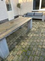 Tuintafel, Tuin en Terras, Tuintafels, Ophalen, Gebruikt, Rechthoekig, Hout