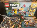 Lego Creator 31093 woonboot in de rivier, Kinderen en Baby's, Speelgoed | Duplo en Lego, Ophalen of Verzenden, Zo goed als nieuw