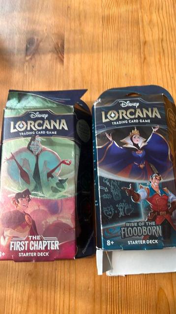 Twee starter decks disney Lorcana beschikbaar voor biedingen