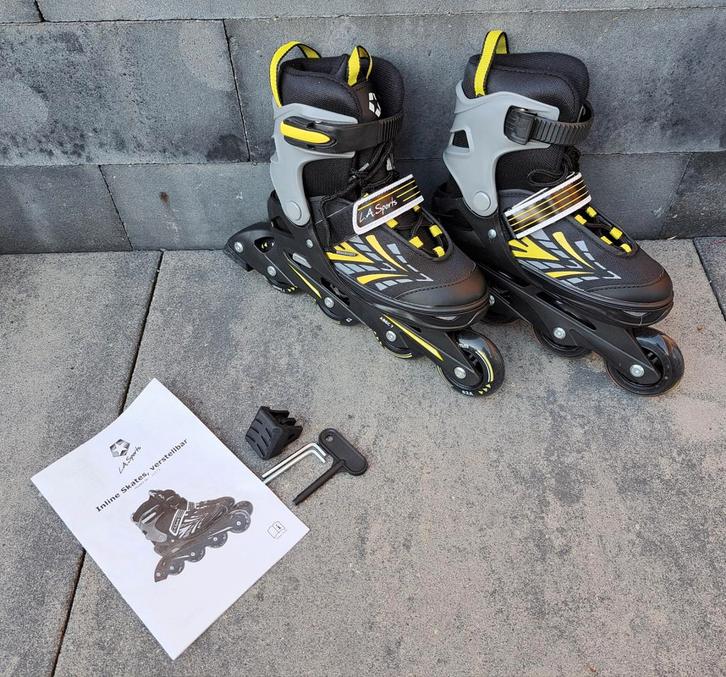 Verstelbare inline skates Nieuw maat 33-37, Sport en Fitness, Skeelers, Zo goed als nieuw, Inline skates 4 wielen, Overige merken