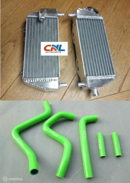 Radiateur +slangen Kawasaki KX125 KX250 94-02 radiator hose, Motoren, Onderdelen | Kawasaki, Nieuw, Ophalen of Verzenden