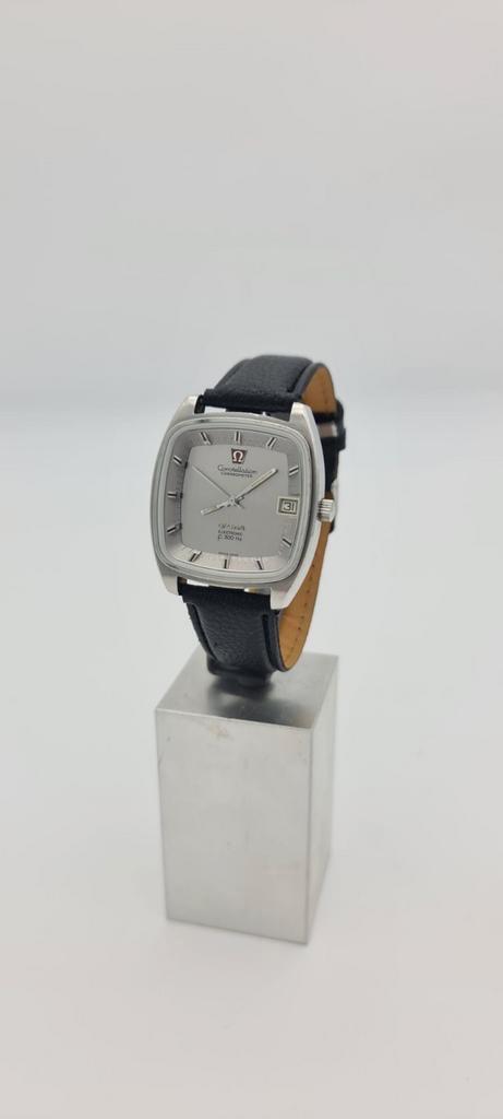 Omega Constellation electronic F300 herenhorloge., Sieraden, Tassen en Uiterlijk, Horloges | Antiek, Omega, Staal, Ophalen
