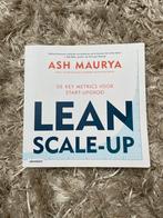 Ash Maurya - Lean scale-up - studie boek, Ophalen of Verzenden, Zo goed als nieuw