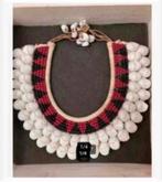 Korting 50% Mooie Papoea schelpenketting, wanddeco/ dragend, Ophalen of Verzenden