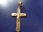 Gouden Kruis met Juweliers Keur 585   14 Karaat, Sieraden, Tassen en Uiterlijk, Kettinghangers, Verzenden, Zo goed als nieuw, Kruis of Symbool